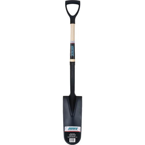 Drain Spade Shovel, Tempered Steel, 14" x 6" Blade, 30" L, D-Grip Handle Rideout Tool & Machine Inc.
