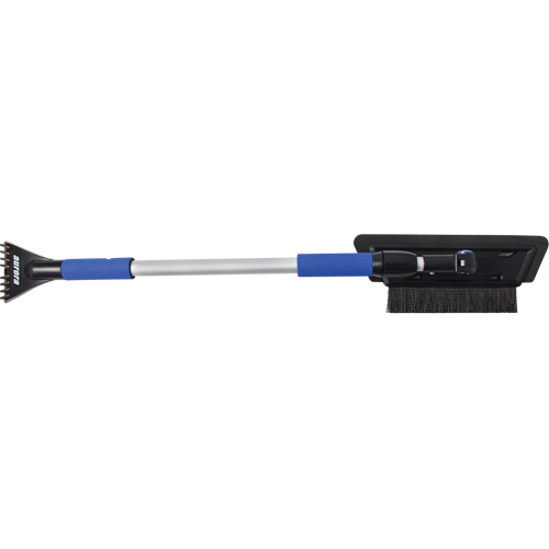 Brosse &agrave; neige, T&eacute;lescopique, lame Mousse de CAV/E, 48" Longueur, Noir/Bleu Rideout Tool & Machine Inc.