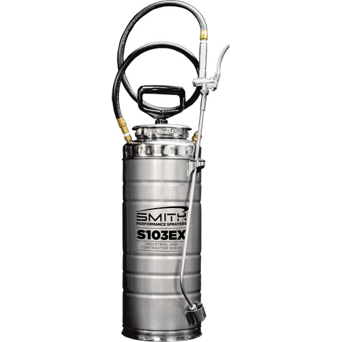 Vaporisateur de b&eacute;ton &agrave; compression s&eacute;rie industriel & entrepreneur, 3,5 gal. (16 L), Acier inoxydable, Lance de 24" Rideout Tool & Machine Inc.