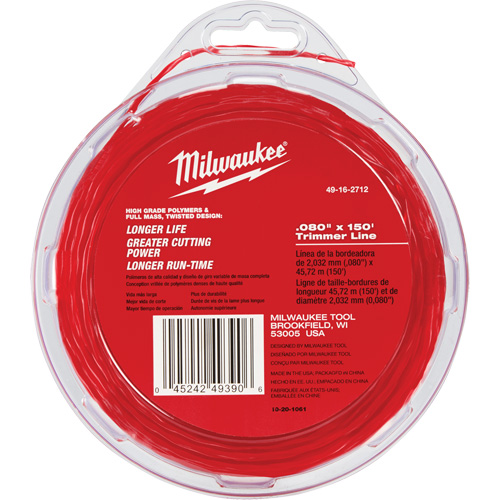 0.08" x 150' Trimmer Line Rideout Tool & Machine Inc.