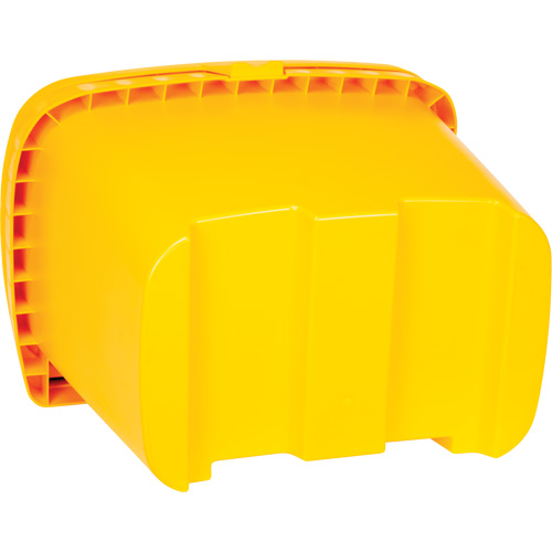 Bacs d'entreposage pour sel & sable, Avec Moraillon, 21" x 27" x 26", 4,24 pi³, Jaune Rideout Tool & Machine Inc.