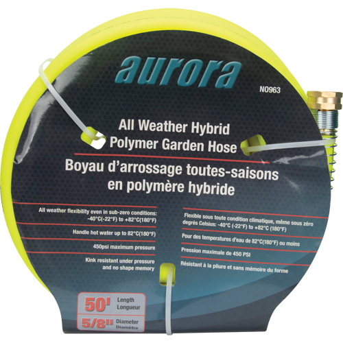 Hybrid Garden Hose, Copolymer, 5/8" dia. x 50' Rideout Tool & Machine Inc.