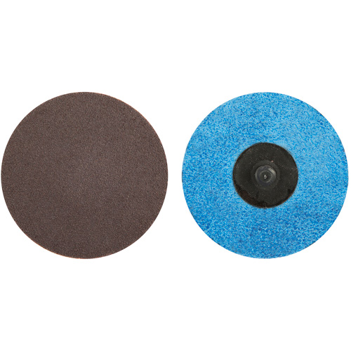 Quick-Change Cloth Disc, 3" Dia., 100 Grit, Aluminum Oxide Rideout Tool & Machine Inc.