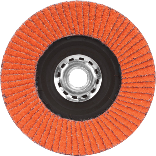Flap Discs - Quick Trim SG Blaze R980P, 7" x 5/8"-11, Type 27, 40 Grit, Ceramic Rideout Tool & Machine Inc.