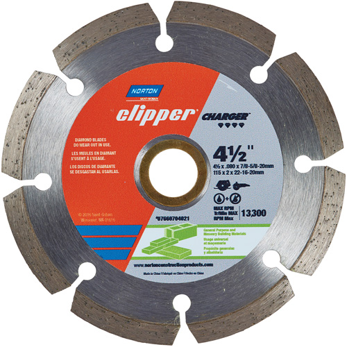 Lame de scie segment&eacute;e Clipper Charger Rideout Tool & Machine Inc.