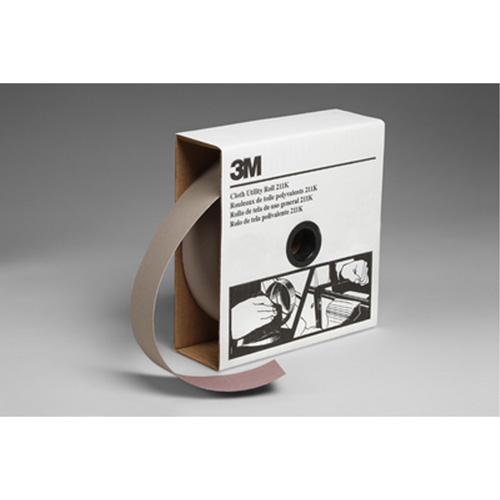 Utility Roll 211K, Aluminum Oxide, 2" W x 150' L, 120 Grit Rideout Tool & Machine Inc.