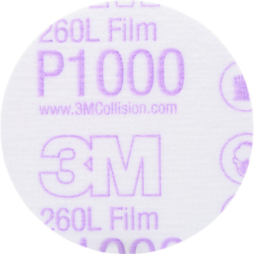 Disque dor&eacute; Hookit, dia 3", Grain P1000, Oxyde d'aluminium, Poids C Rideout Tool & Machine Inc.