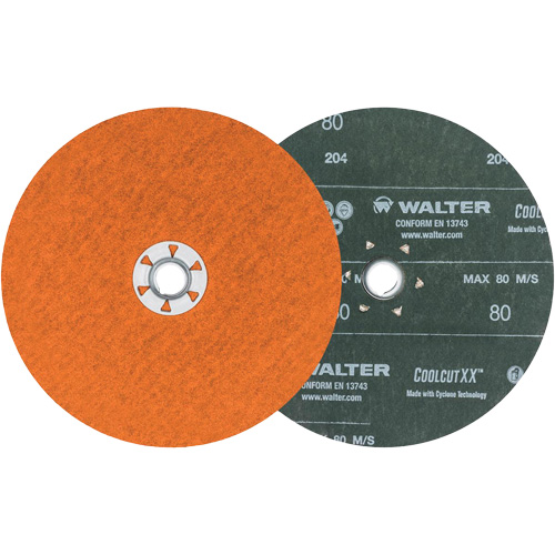 Disque de sablage Coolcut XX, 7" dia., Grain 80, C&eacute;ramique Rideout Tool & Machine Inc.