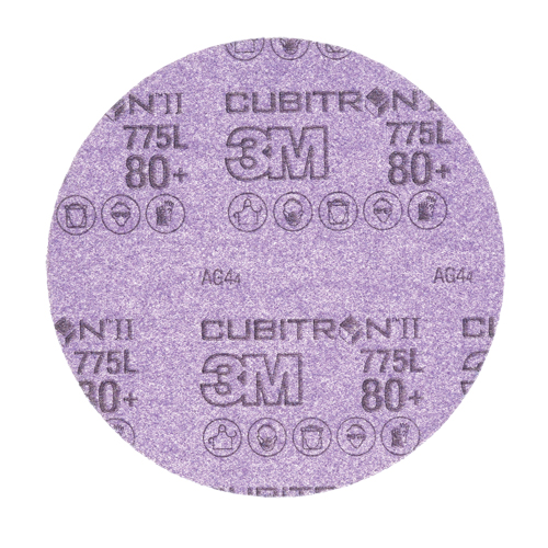 Rouleau de disques abrasifs Cubitron II Stikit, 6" dia., Grain 80+, C&eacute;ramique Rideout Tool & Machine Inc.