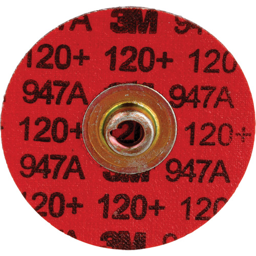 Cubitron II Roloc Durable Edge Disc, 2" Dia., 120+ Grit, Ceramic Rideout Tool & Machine Inc.