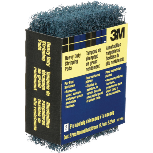 Heavy-Duty Stripping Pads, Aluminum Oxide, 3-1/2" x 5", Coarse Grit Rideout Tool & Machine Inc.