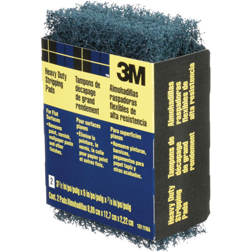 Heavy-Duty Stripping Pads, Aluminum Oxide, 3-1/2" x 5", Coarse Grit Rideout Tool & Machine Inc.