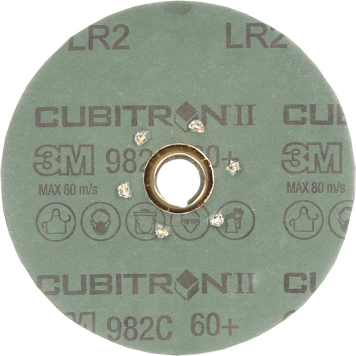 Disque en fibre 982C Cubitron II, C&eacute;ramique, 60+, 4-1/2" Dia Rideout Tool & Machine Inc.