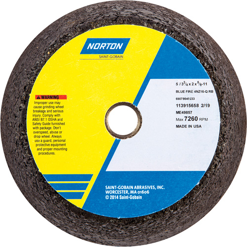 BlueFire&reg; Non-Reinforced Portable Snagging Wheel Rideout Tool & Machine Inc.