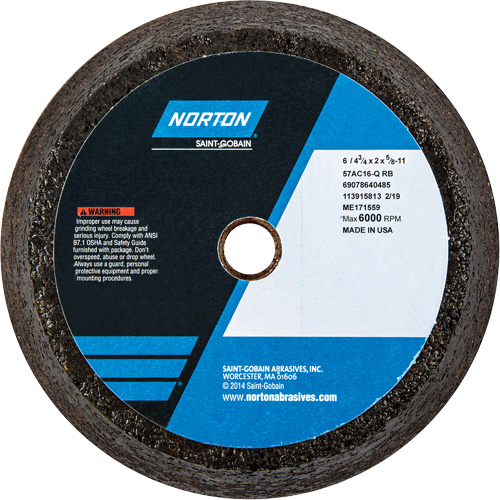 Gemini&reg; Non-Reinforced Portable Snagging Wheel Rideout Tool & Machine Inc.