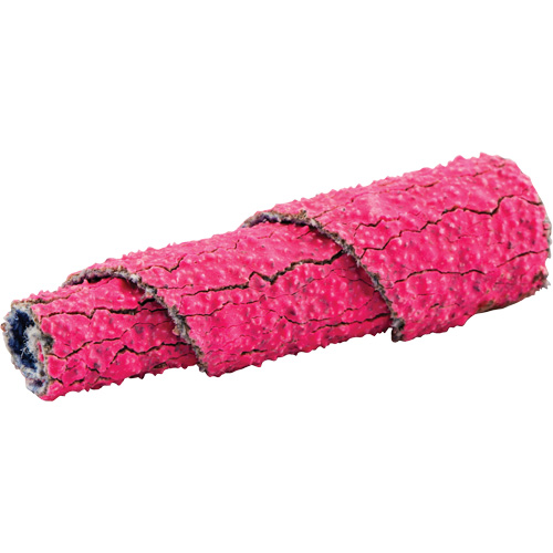 Rouleaux de cartouches en spirale pleine conique R928, 60 Grain, 3/8" dia., C&eacute;ramique d'alumine, 1-1/2" lo, 1/8" Dimension de l'arbre Rideout Tool & Machine Inc.