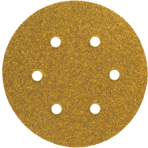 Gold Reserve A296 Paper Hook & Loop Vacuum Disc, 5" Dia., P220/Fine Grit, Aluminum Oxide, C-Weight Rideout Tool & Machine Inc.