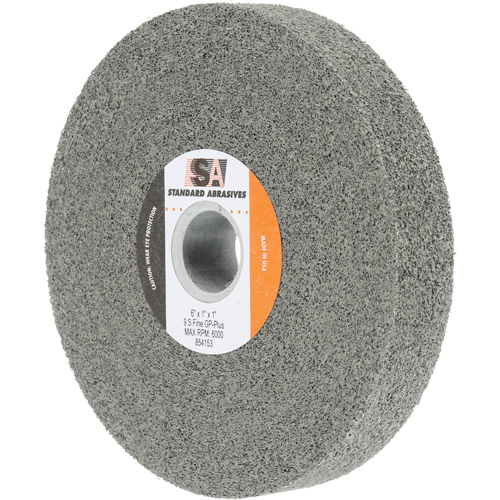 Meule &agrave; usage g&eacute;n&eacute;ral Standard Abrasives, 6" x 1", Arbre de 1", Carbure de silicium Rideout Tool & Machine Inc.