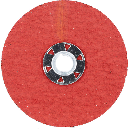 Blaze F980 Speed-Change Fastener Fiber Locking Disc, 4-1/2" Dia., 24 Grit, Ceramic Alumina Rideout Tool & Machine Inc.