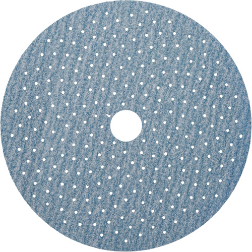 Dry Ice Multi-Air Cyclonic A975 H&L Center Hole Vacuum Disc, 6" Dia., P280 Grit, Ceramic Alumina Rideout Tool & Machine Inc.