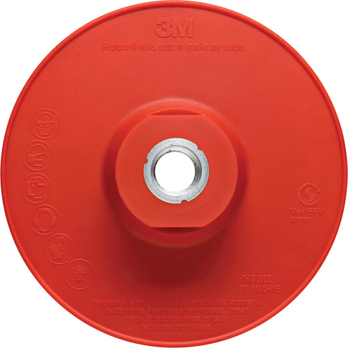 Ribbed Back-Up Pad, 4" Rideout Tool & Machine Inc.
