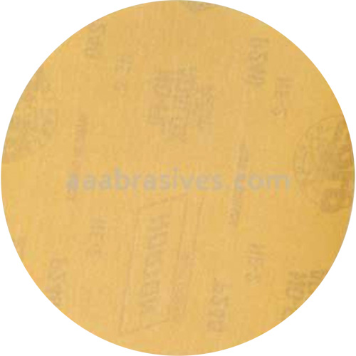 No-Fil Adalox Gold Reserve Hook & Loop Sanding Disc, 5" Dia., P320 Grit, Aluminum Oxide Rideout Tool & Machine Inc.