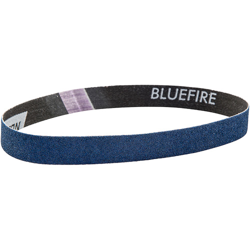 Courroie pour ponceuse BlueFire, 3/4" la x 20-1/2" lo, Alumine de zirconium, Grain 120 Rideout Tool & Machine Inc.