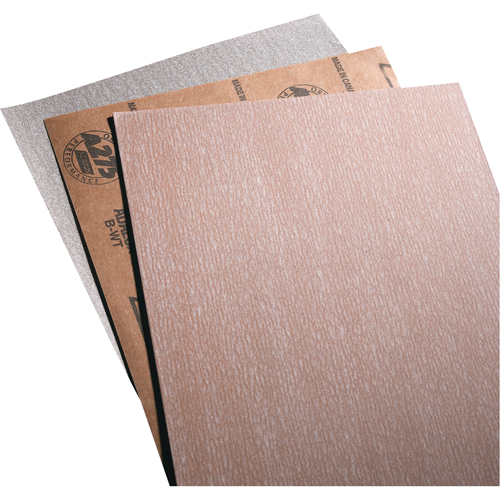 Sandpaper, Paper Sheets - No-Fil Adalox A275, 9" x 11", 80 Grit, Aluminum Oxide Rideout Tool & Machine Inc.