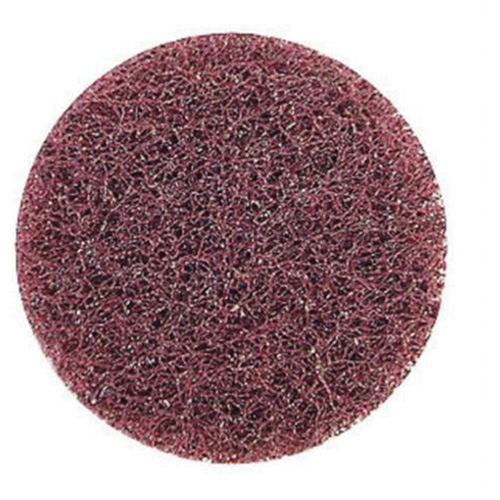 Bear-Tex&reg; High Strength Non-Woven Quick-Change Buffing Disc, 2" Dia., Medium Grit, Aluminum Oxide Rideout Tool & Machine Inc.