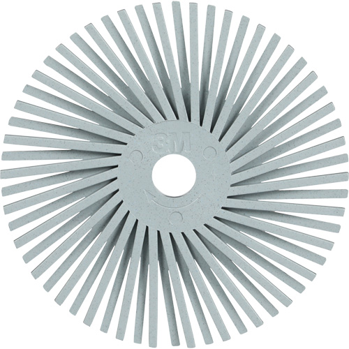Brosse radiale en soies de pr&eacute;cision type A PN-RB Scotch-Brite , C&eacute;ramique, Grain 120+, 3" dia. Rideout Tool & Machine Inc.