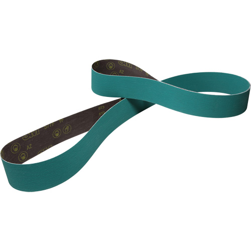 Courroie de ponçage en tissu, 3/4" la x 18" lo, Alumine de zirconium, Grain 40 Rideout Tool & Machine Inc.