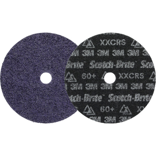 Disque de conditionnement des surfaces de pr&eacute;cision Scotch-Brite, HD-DH, 7" dia., Grain Tr&egrave;s grossier, C&eacute;ramique Rideout Tool & Machine Inc.