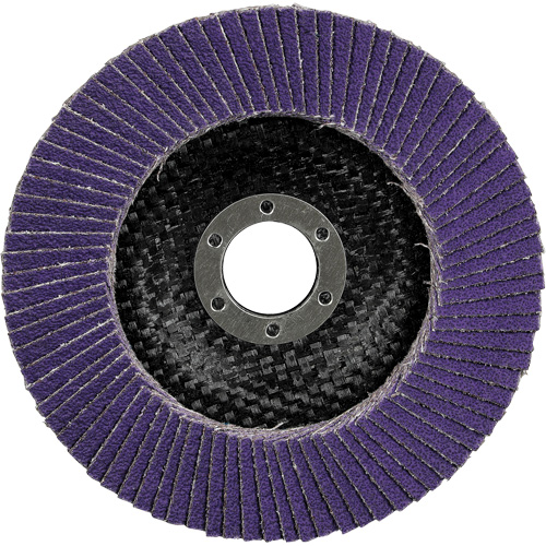 Disque &agrave; lamelles conique 1169F Cubitron 3, 7" x 7/8", Type T29, Grain 40+, C&eacute;ramique Rideout Tool & Machine Inc.