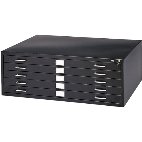 Steel Plan Files, 5 Drawers, 53-3/8" W x 41-3/8" D x 16-1/2" H Rideout Tool & Machine Inc.