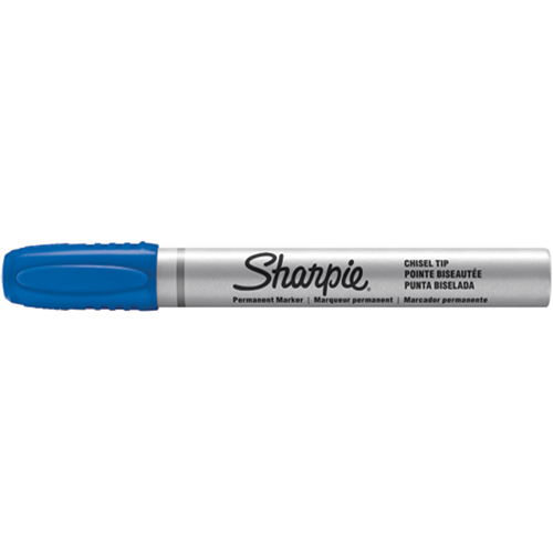 Permanent Markers - Berol Liquid Tip, Blue, Chisel Tip Rideout Tool & Machine Inc.