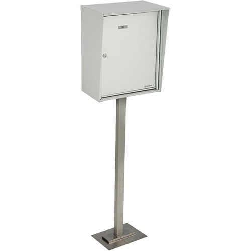 Collecting Boxes, Pedestal -Mounted, 21" x 12-7/8", Aluminum Rideout Tool & Machine Inc.