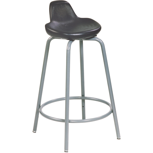 Tabouret de s&eacute;rie 500, Position assise/debout, Ajustable, 18" - 26", Polyur&eacute;thane Si&egrave;ge, Noir Rideout Tool & Machine Inc.
