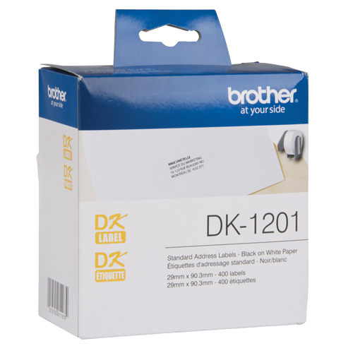 Tape Cartridge for QL Label Printers, 29 mm x 3-1/2", White Rideout Tool & Machine Inc.