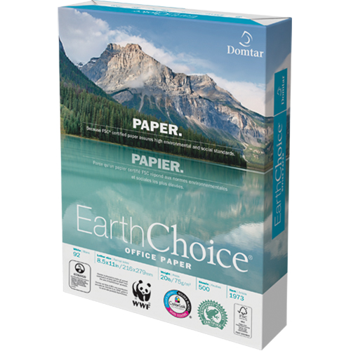 EarthChoice&reg; Office Paper, FSC, 8-1/2" x 11", 20 lbs., White Rideout Tool & Machine Inc.