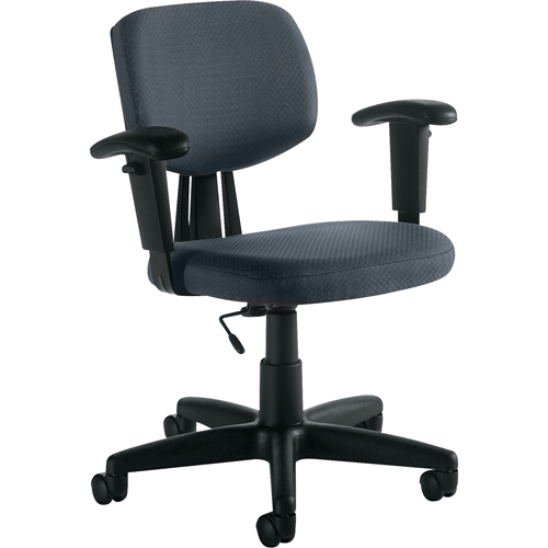 Task Chair, Fabric, Charcoal Rideout Tool & Machine Inc.