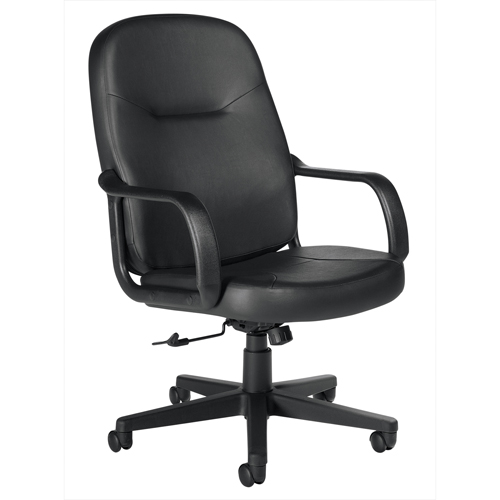 Office Chairs, Leather, Black Rideout Tool & Machine Inc.