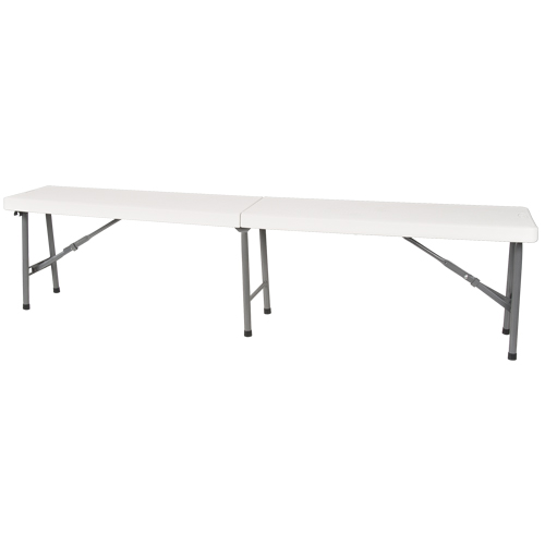 Banc pliant, Poly&eacute;thyl&egrave;ne, 72" lo x 12" la x 17" h Rideout Tool & Machine Inc.