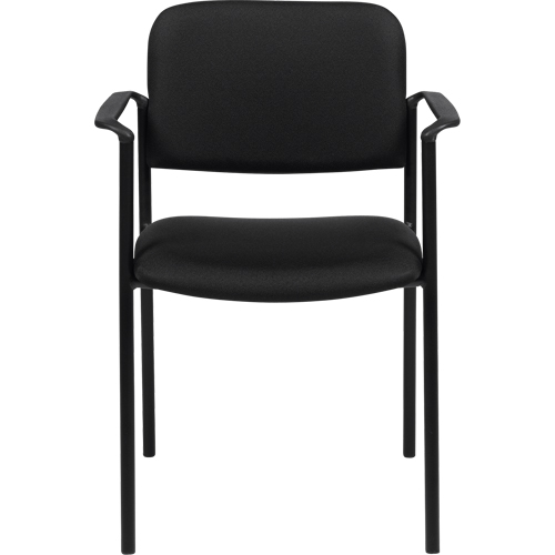 Chaises empilables, Tissu, Hauteur 32", Capacit&eacute; 300 lb, Noir Rideout Tool & Machine Inc.