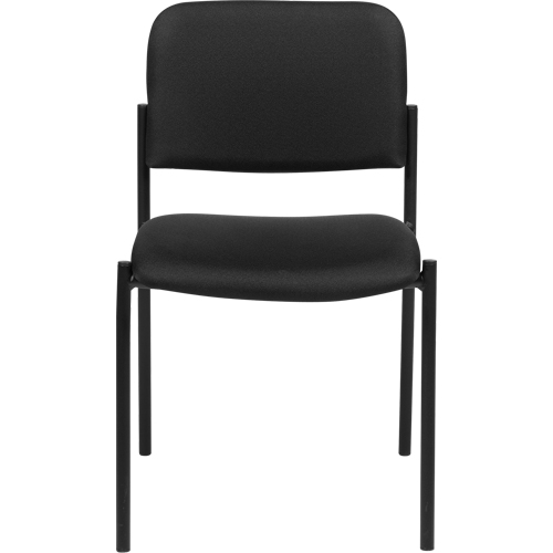 Chaises sans accoudoirs empilables, Tissu, Hauteur 32", Capacit&eacute; 300 lb, Noir Rideout Tool & Machine Inc.