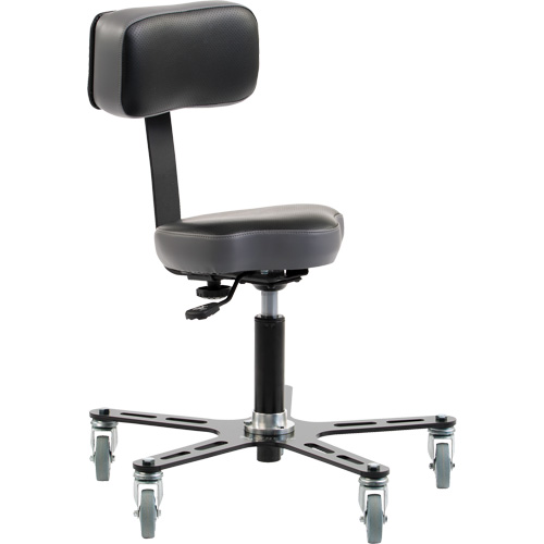 SF150 Ergonomic Chair, Vinyl Seat, Black Rideout Tool & Machine Inc.