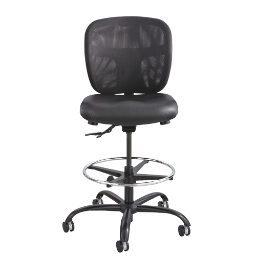 Tabouret robuste Vue, Vinyle, Noir, Capacit&eacute; 350 lb Rideout Tool & Machine Inc.