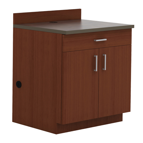 Modular Base Cabinet, Melamine, 39" H x 36" W x 25" D, Mahogany Rideout Tool & Machine Inc.