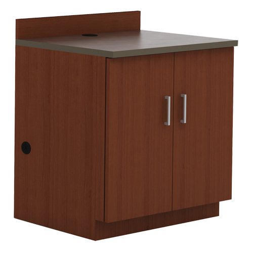 Armoire modulaire de base, M&eacute;lamine, 2 Tablettes, 39" h x 36" la x 25" P, Acajou Rideout Tool & Machine Inc.