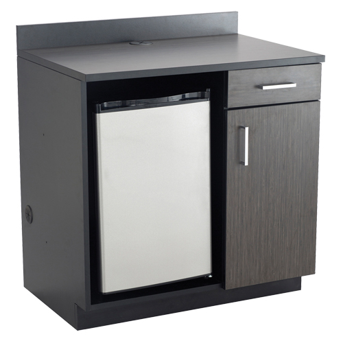 Modular Cabinet, Melamine, 39" H x 36" W x 25" D, Asian Night/Black Rideout Tool & Machine Inc.