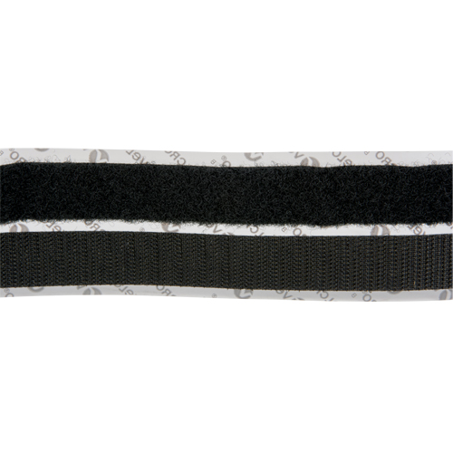 Attache, Boucle et crochet, 15' x 3/4", Adh&eacute;sif, Noir Rideout Tool & Machine Inc.